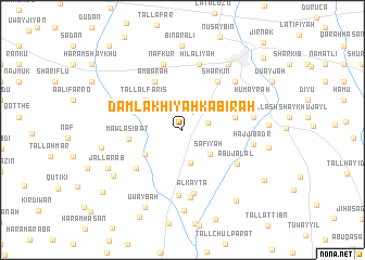 map of Damlakhīyah Kabīrah