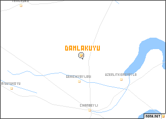 map of Damlakuyu