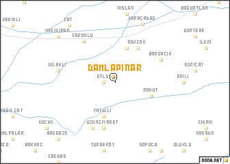 map of Damlapınar