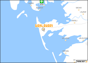 map of Damlawari