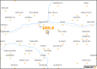 map of Damla