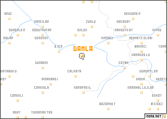 map of Damla