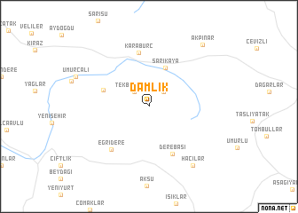 map of Damlık