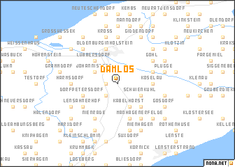 map of Damlos