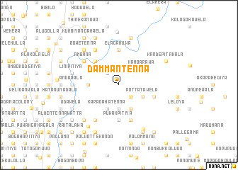 map of Dammantenna