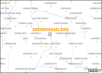 map of Dammarie-sur-Loing