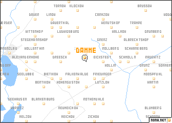 map of Damme