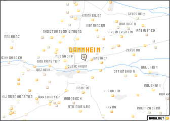 map of Dammheim