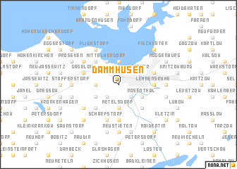 map of Dammhusen