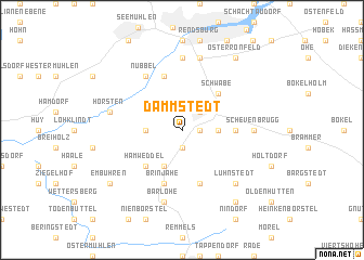 map of Dammstedt