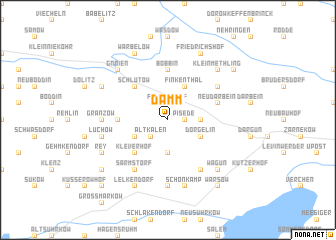 map of Damm