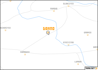 map of Damno