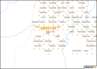 map of Damnyor