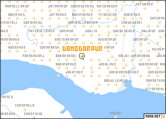 map of Dāmodarpur