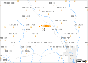 map of Dāmodar