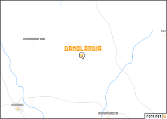 map of Damolândia