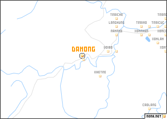 map of Ðá Mồng