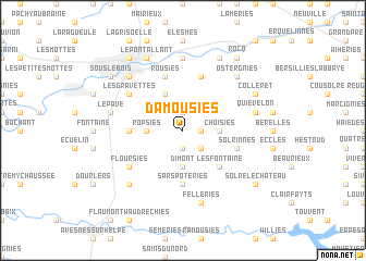 map of Damousies