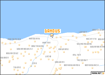 map of Damous