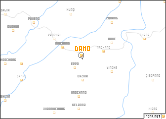 map of Damo