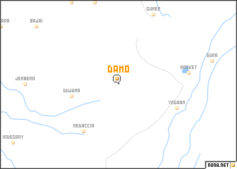 map of Damo