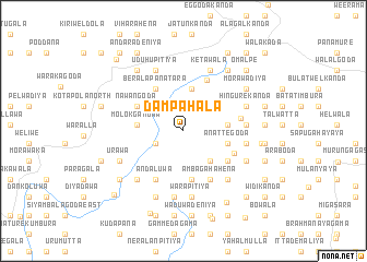 map of Dampahala