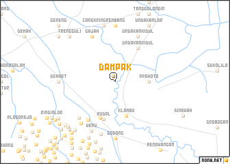 map of Dampak