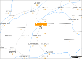 map of Dampar