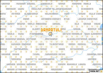 map of Dāmpātuli