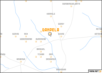 map of Dampéla