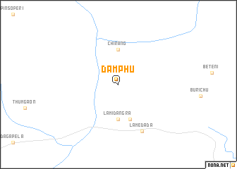 map of Damphu