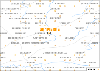 map of Dampierre