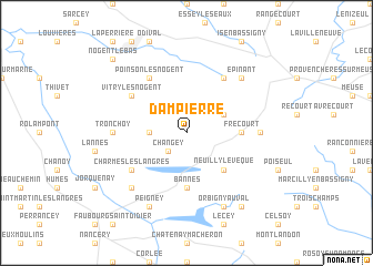 map of Dampierre