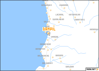 map of Dampil