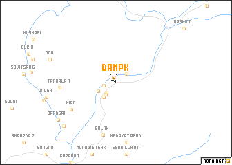 map of Dampk