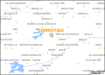 map of Dampvitoux