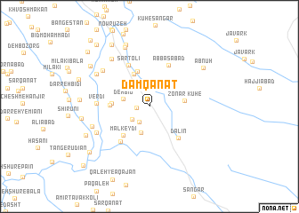 map of Dam Qanāt