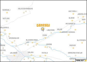 map of Damradi