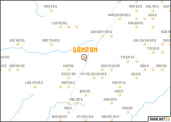 map of Damram