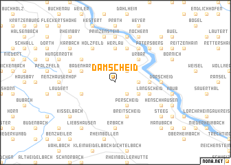 map of Damscheid