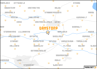 map of Damstorp