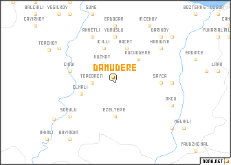map of Damudere