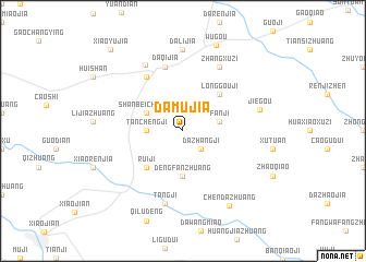 map of Damujia