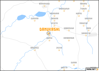 map of Damukashi