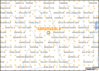map of Damunugala