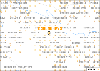 map of Damunumeya