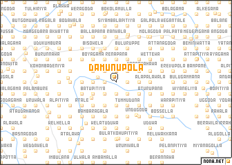 map of Damunupola