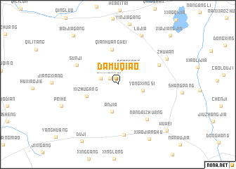 map of Damuqiao