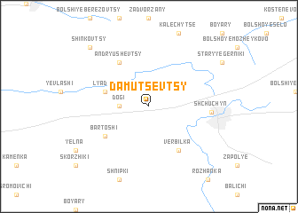 map of Damutsevtsy