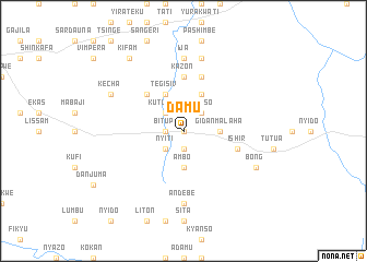 map of Damu